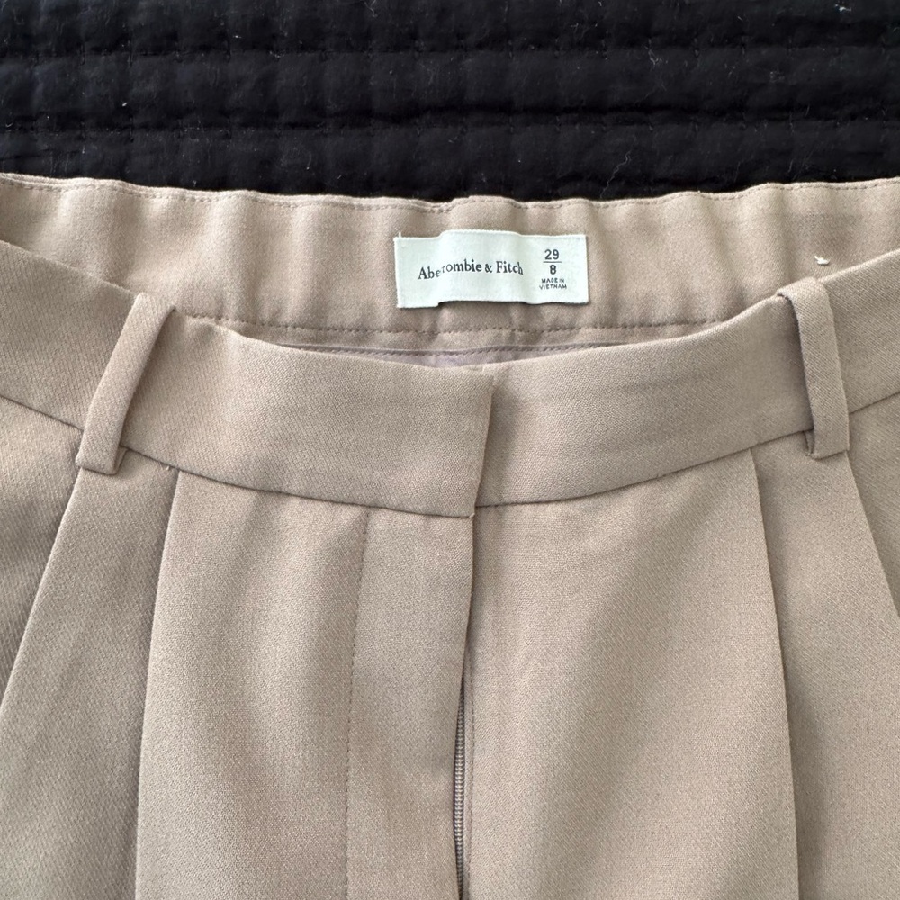 Abercrombie & Fitch Sloane Tailored Wide Leg Pant